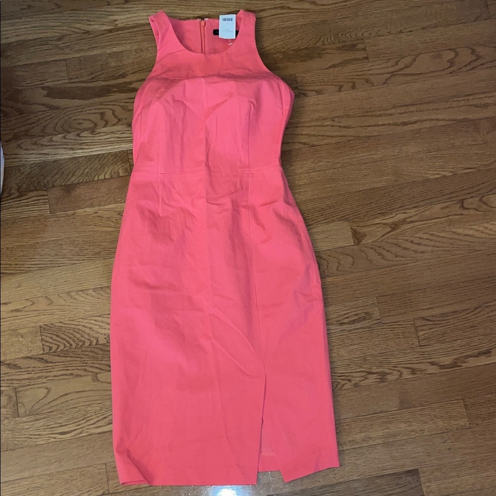 Banana republic coral pink Sleeveless Dress 2 NWT